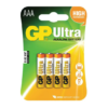 רביעיית סוללות אולטרה אלקליין 1.5V AAA GP