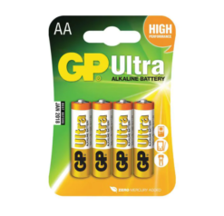 רביעיית סוללות אולטרה אלקליין 1.5V AA GP