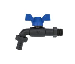 ברז גן כדורי "3/4, עם ידית פרפר מבית פלס פיט