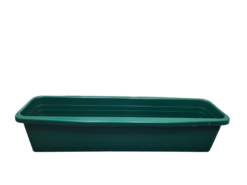 אדנית פלסטיק תפן 80 ס"מ גוון ירוק