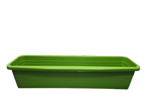 אדנית פלסטיק תפן 80 ס"מ גוון ירוק בהיר