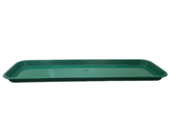 תחתית לאדנית פלסטיק תפן 56 ס"מ, גוון: ירוק