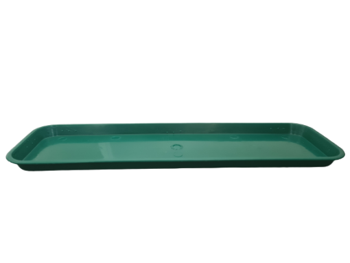 תחתית לאדנית פלסטיק תפן 56 ס"מ, גוון: ירוק