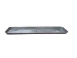 תחתית לאדנית פלסטיק תפן 80 ס"מ - אפור כהה