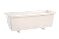 מיכל שתילה תפן 35*35*80 ס"מ - לבן